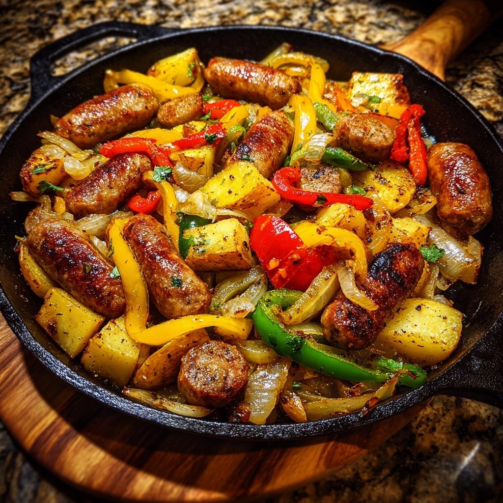 Sheet Pan Sausage And Potatoes