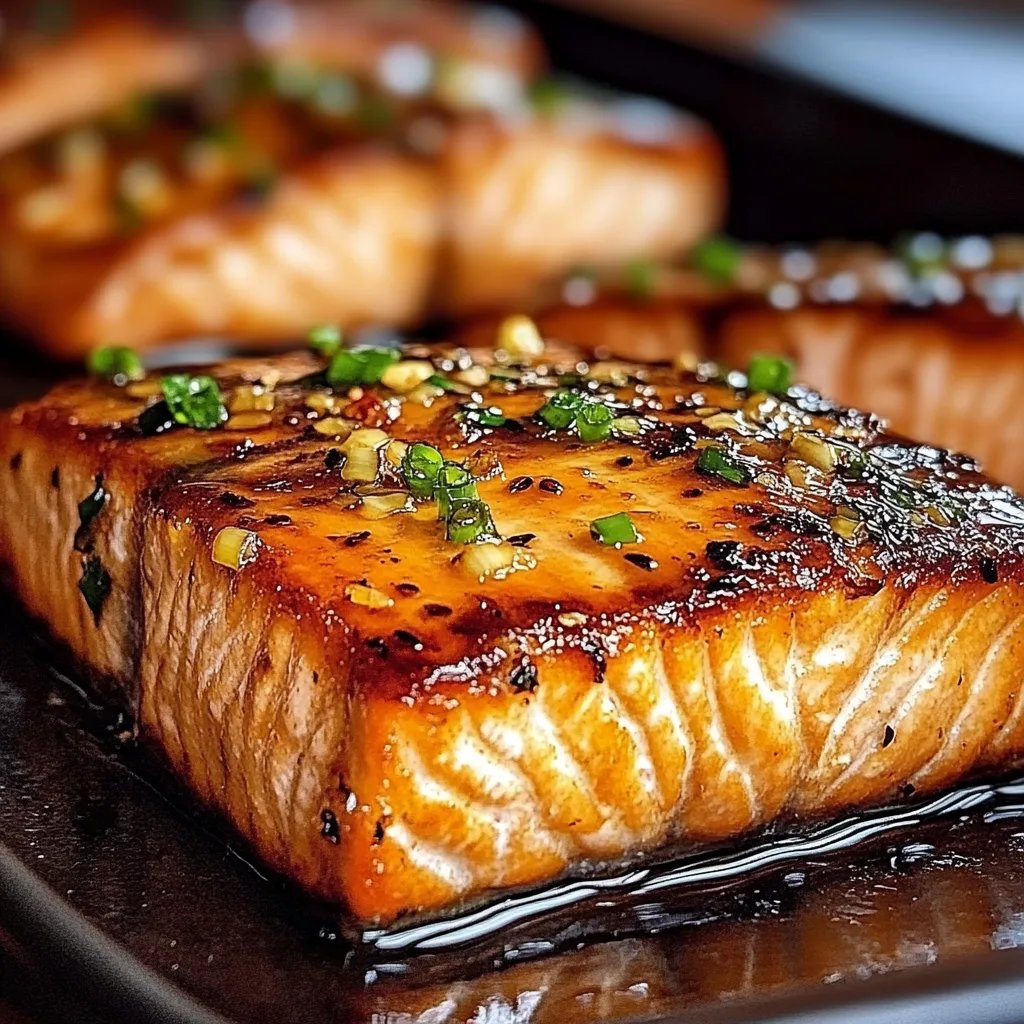 Perfectly Crispy Honey Garlic Salmon