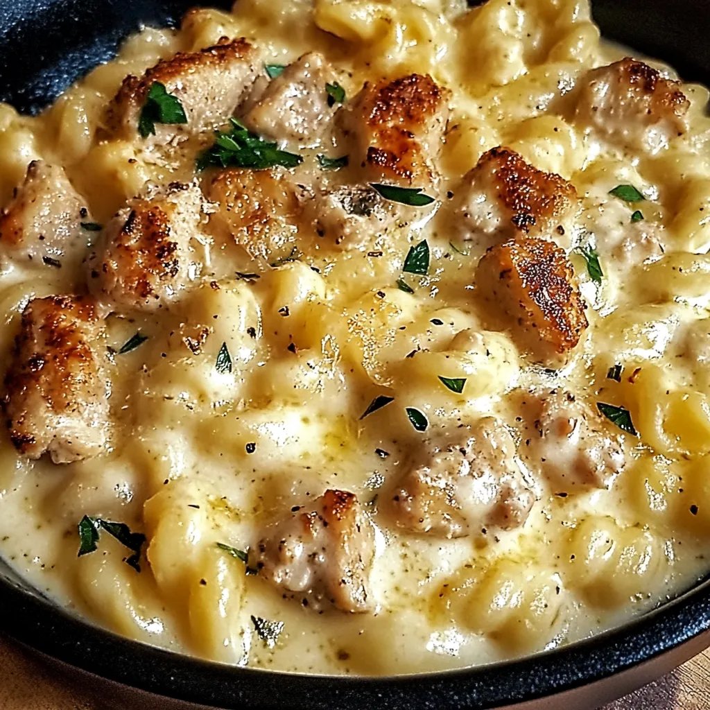 Easy Parmesan Chicken Pasta