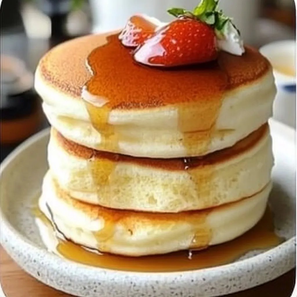 Fluffy Japanese Soufflé Pancakes