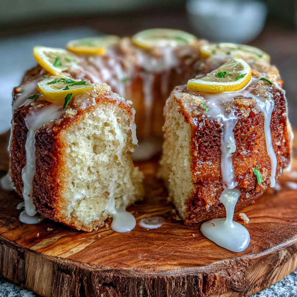 Limoncello Cake With Lemon Glaze