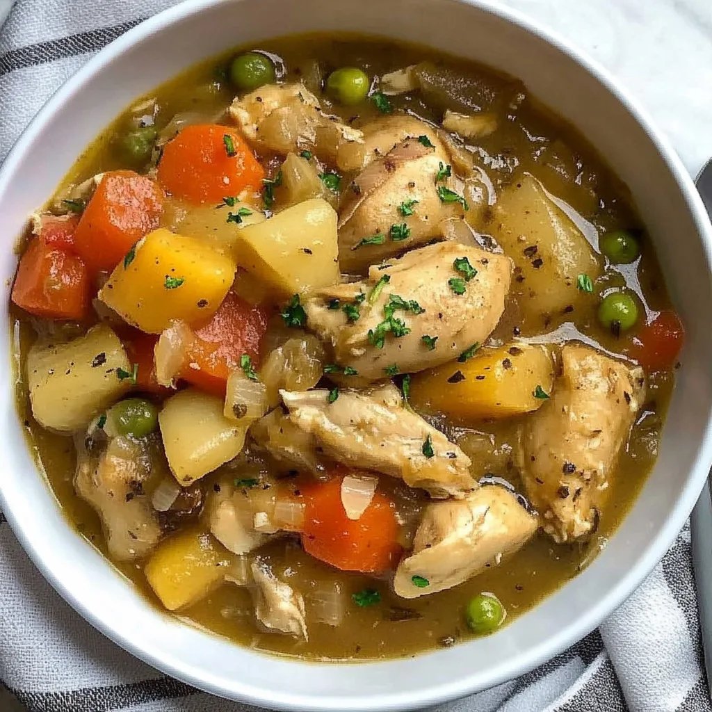 Slow Cooker Chicken Stew
