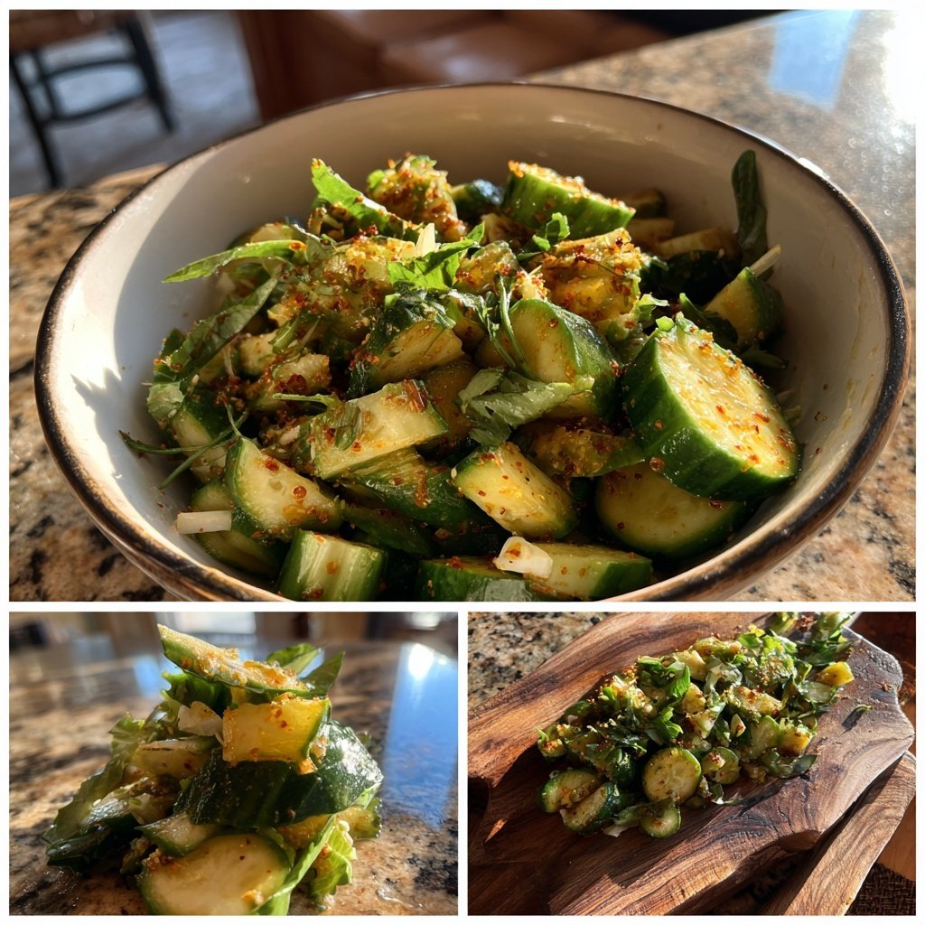 Celery Cucumber Crunch Salad