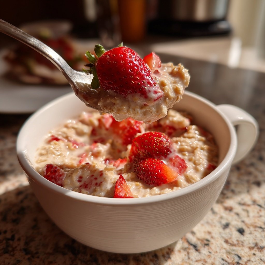 Fresh Strawberry Oatmeal