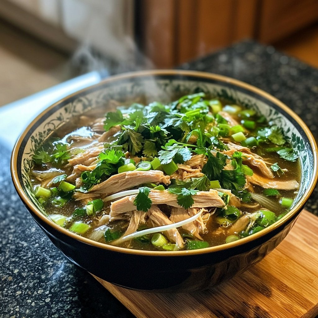Crockpot Pho Ga (chicken pho)