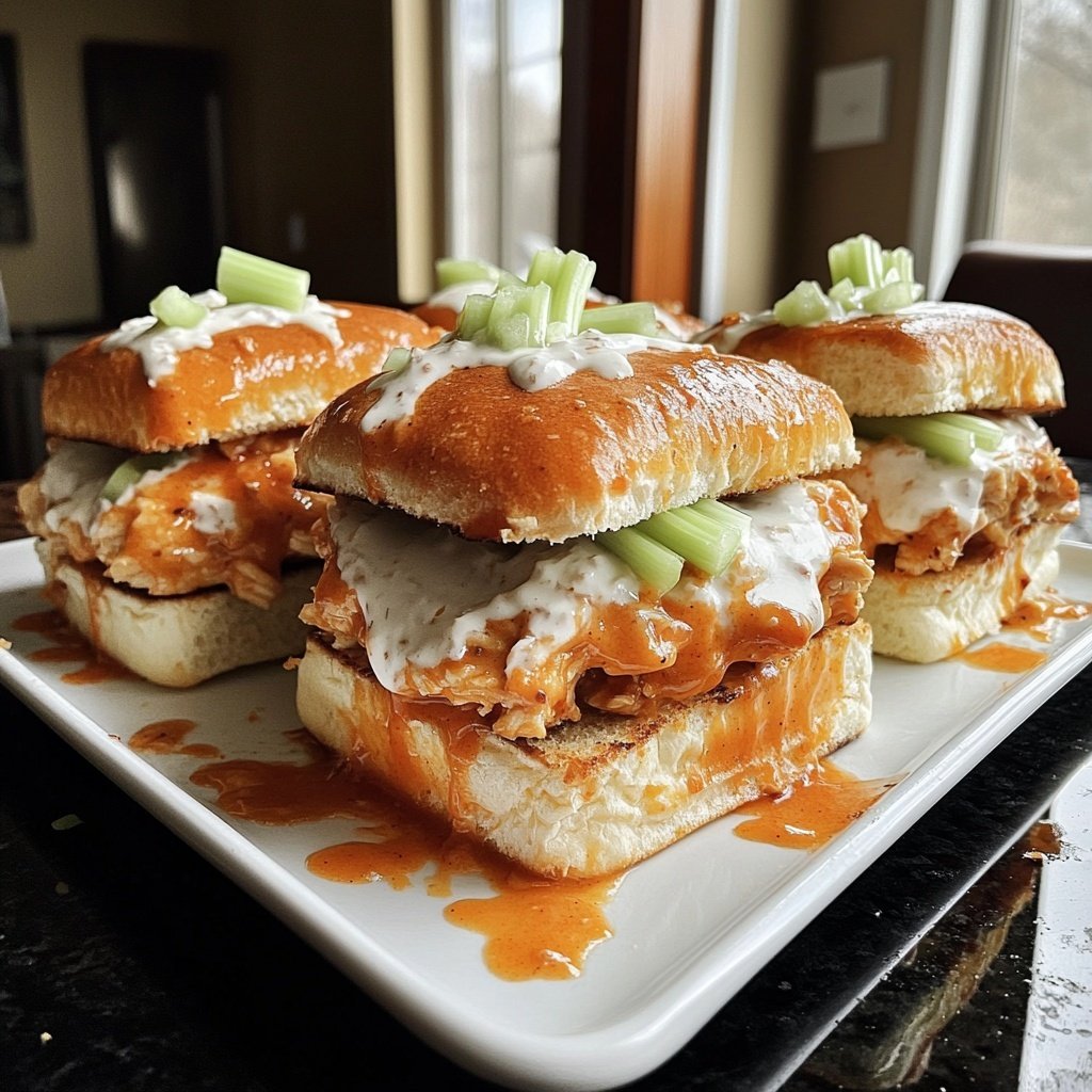 Buffalo Chicken Sliders
