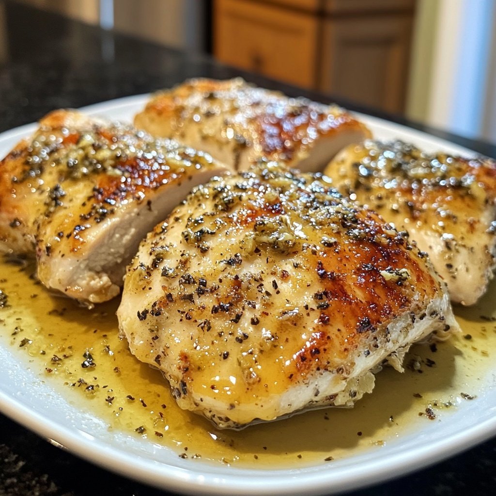 Baked Chicken Breast with Garlic Butter