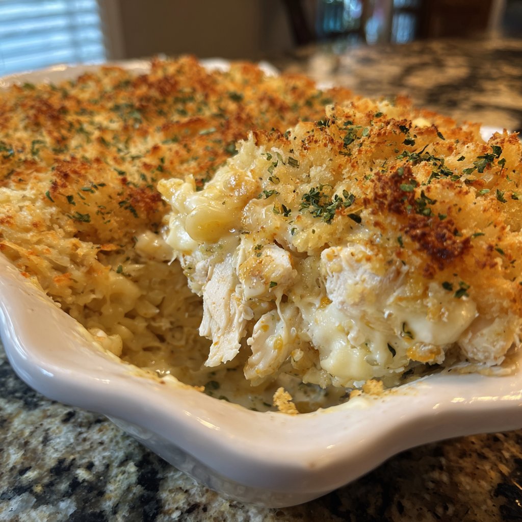 Creamy Chicken And Rice Casserole
