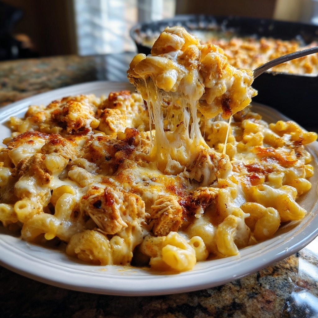 BBQ Chicken Mac and Cheese - CookTune