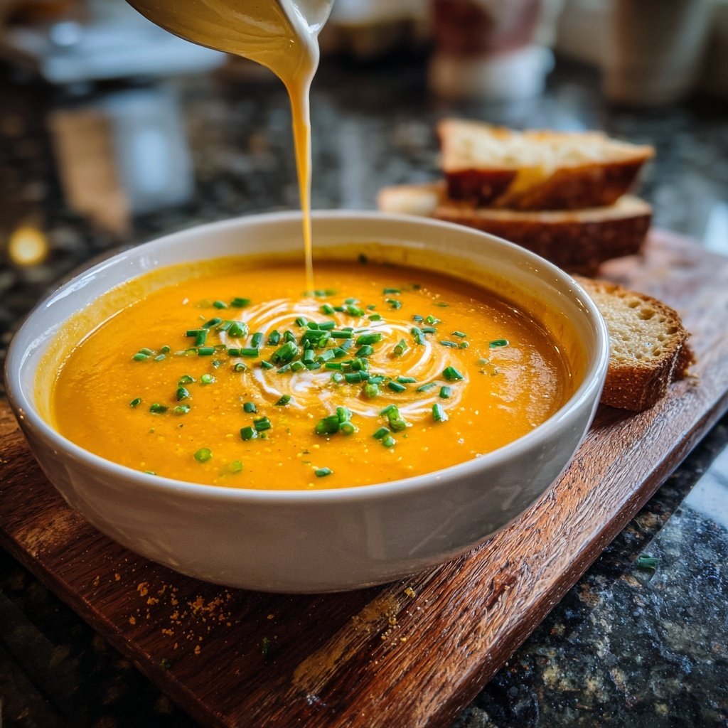 Spring Carrot And Ginger Soup