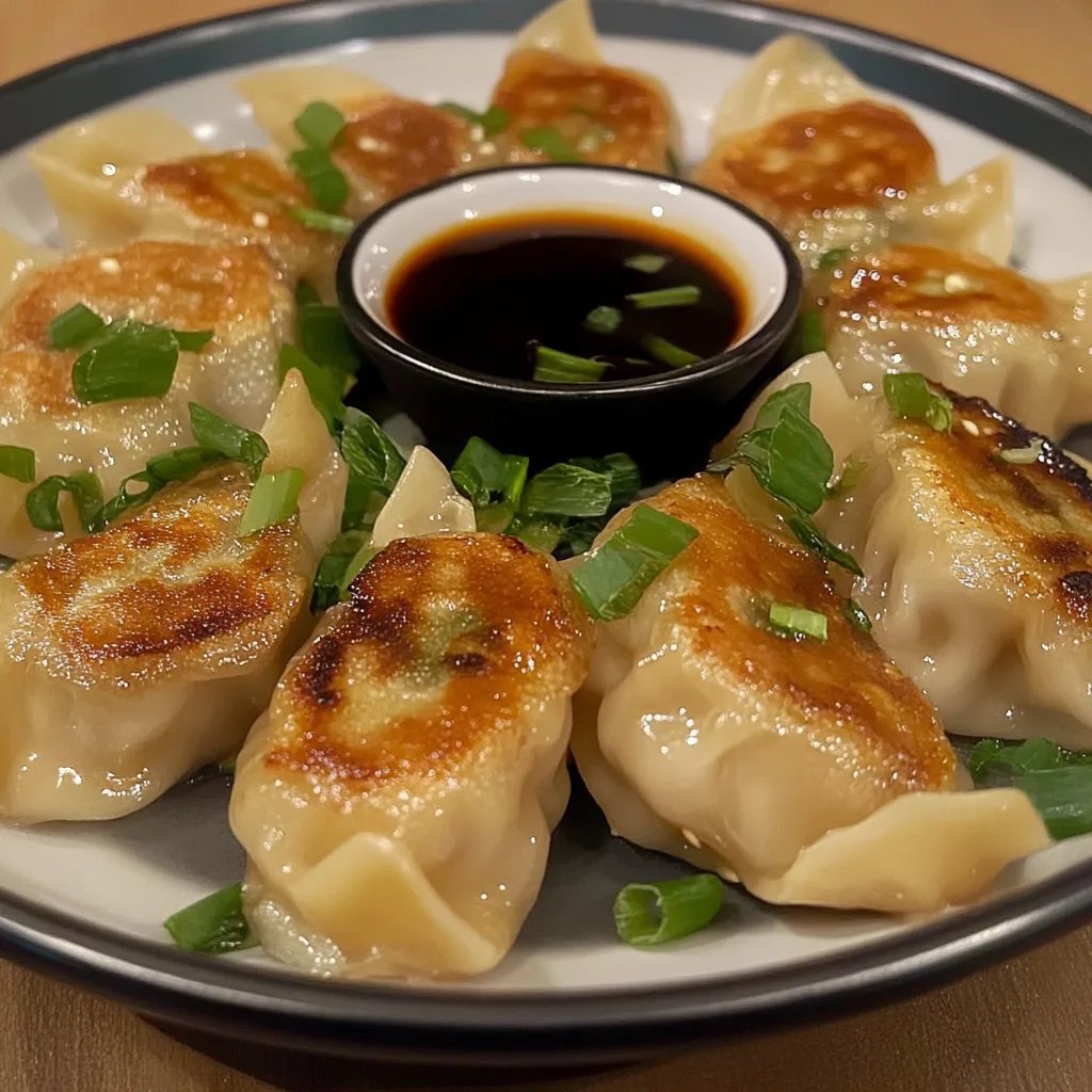 Pan-Fried Chicken Dumplings