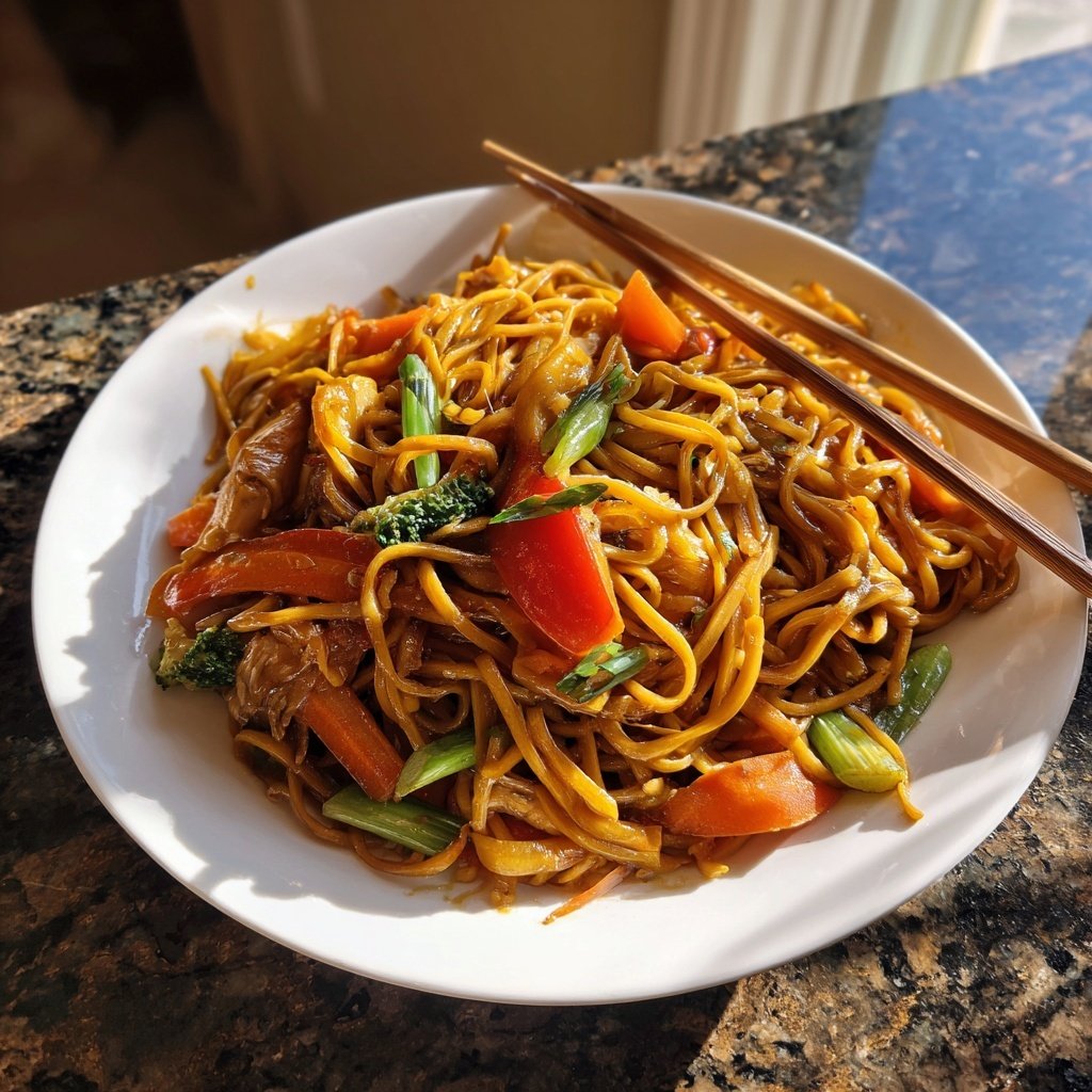 Easy Chicken Lo Mein Recipe